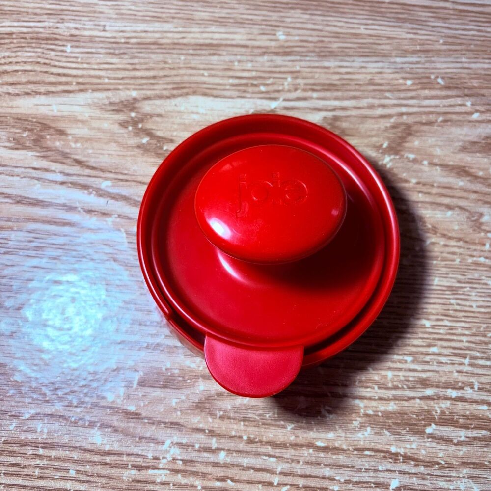 Joie Burger Press and Patty Maker, LFGB Approved and BPA Free, One Size, Red
